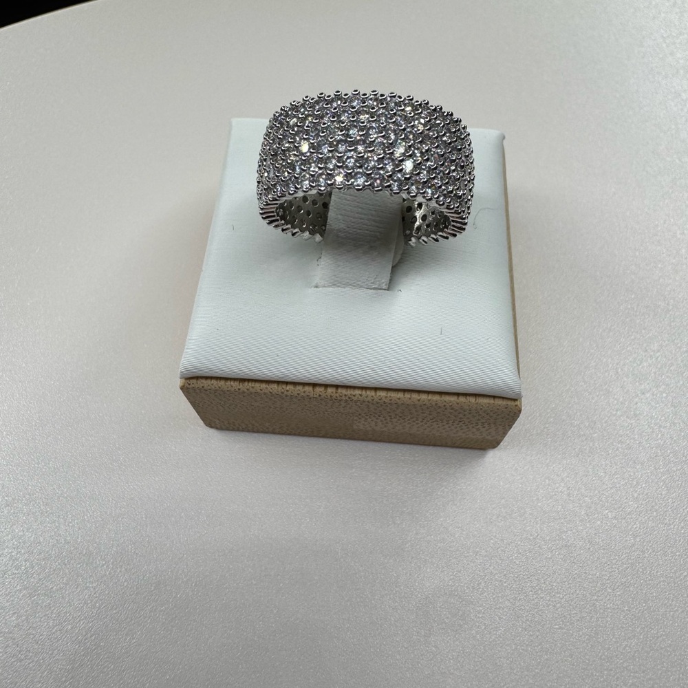 Stone Paved Band (Silver)